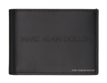 Load image into Gallery viewer, Marc Alain Dollon pour toujours élégant black leather Wallet
