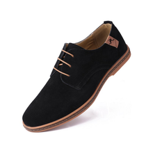 Load image into Gallery viewer, Marc Alain Dollon Suede Oxford Dress Shoes for Men - Business Casual Shoes
