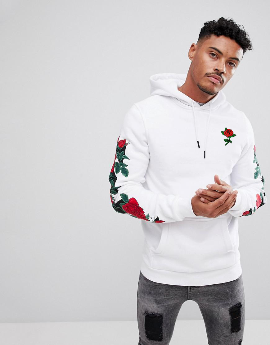 Red Rose Flower Sweatshirt/Hoodie